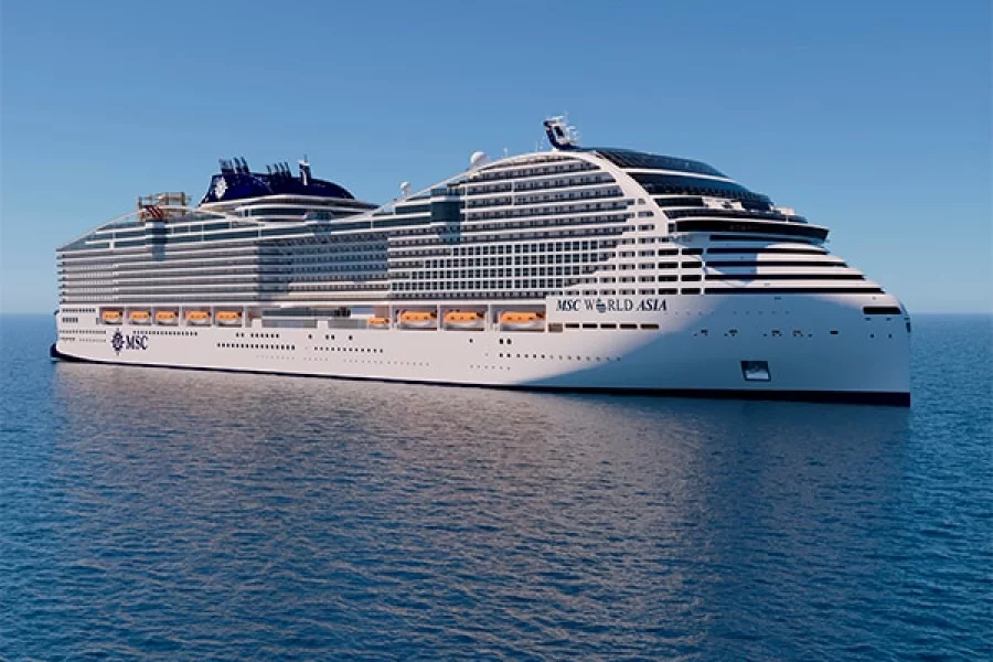 Круизный лайнер MSC World Asia